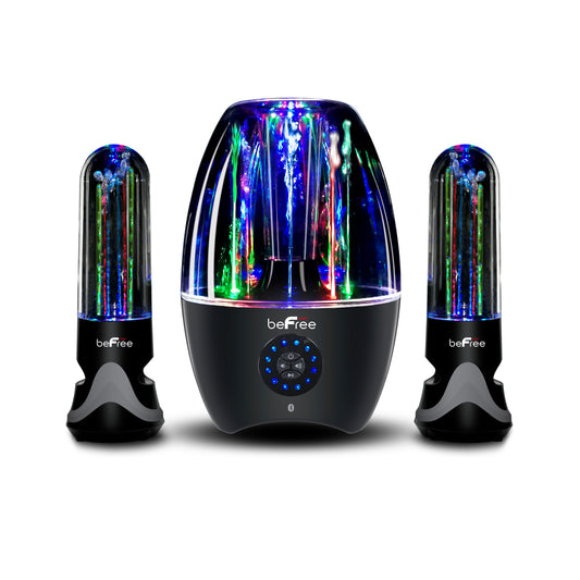 BEFREE SOUND beFree Sound 2.1 Channel Bluetooth Multimedia LED Dancing Water Sound System