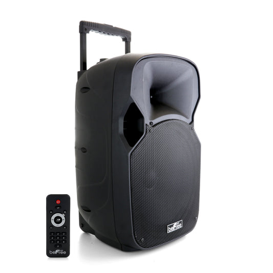 BEFREE SOUND beFree Sound 12 Inch 700 Watts Bluetooth Portable Speaker with USB, SD, FM Radio