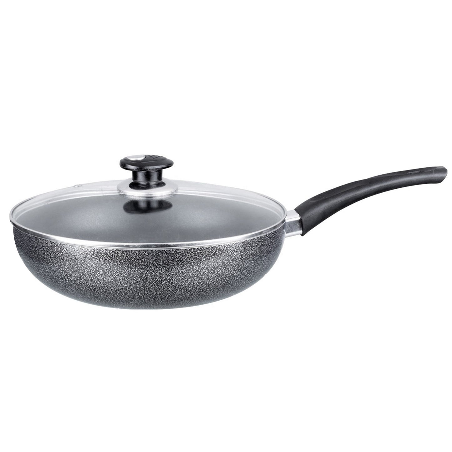 BRENTWOOD Brentwood Wok W/ Lid Aluminum Non-Stick 10