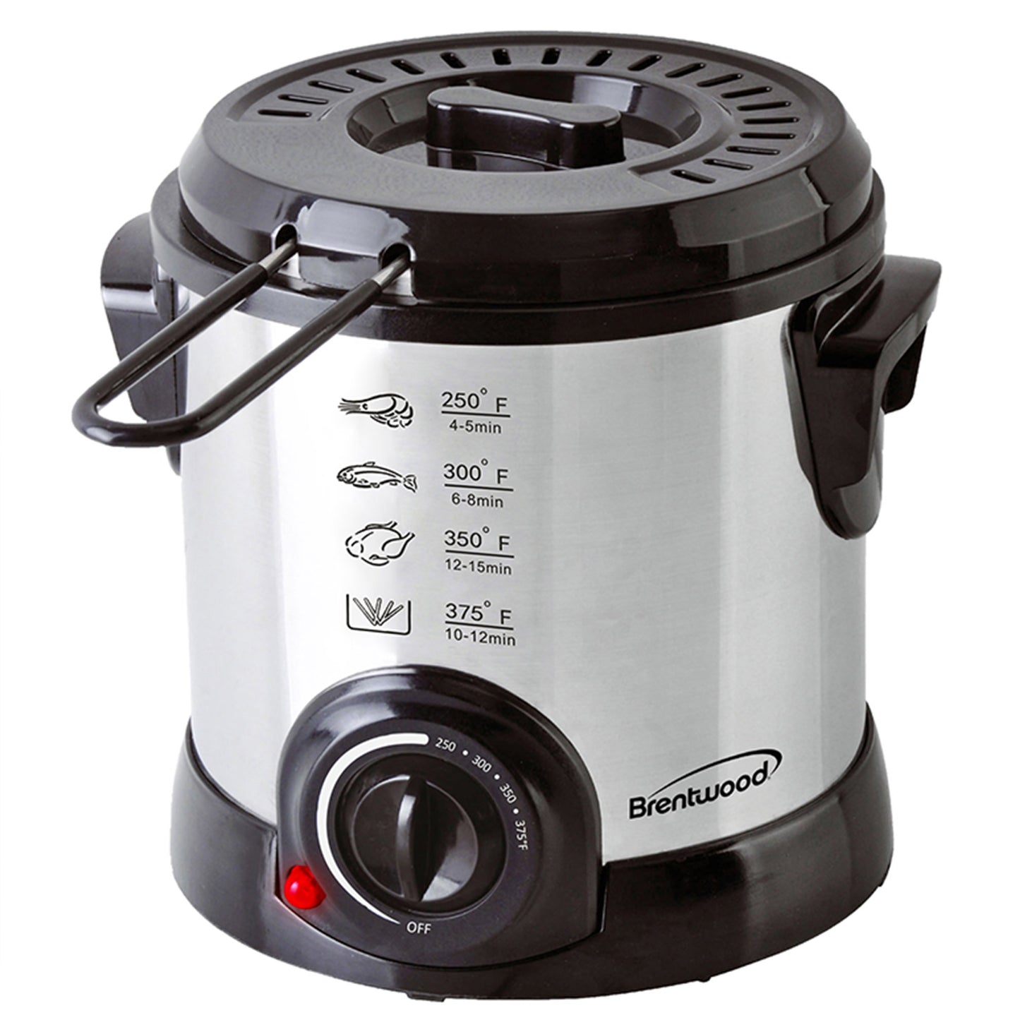 Brentwood Brentwood 1 Liter Electric Deep Fryer in Stainless Steel