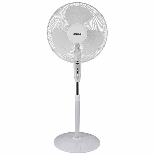 OPTIMUS Optimus 16 in. Oscillating Stand Fan with Remote Control