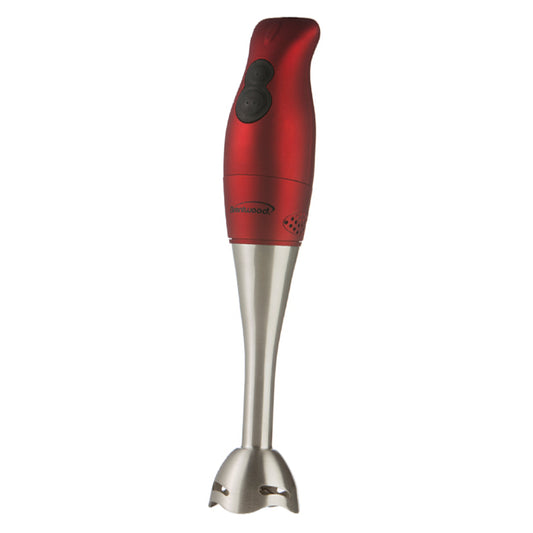 BRENTWOOD Brentwood 2-SPEED HAND BLENDER - RED Soft Grip Handle