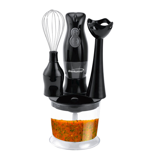 Brentwood Brentwood HB-38BK 2 Speed Hand Blender with Balloon Whisk in Black