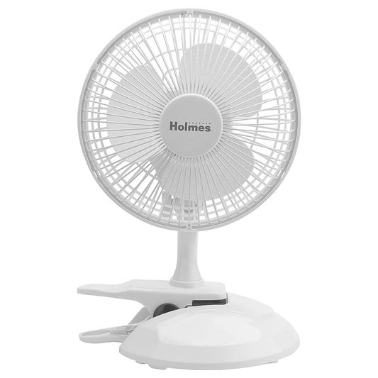 Holmes Holmes 6 Inch Clip/Table Personal Fan in White