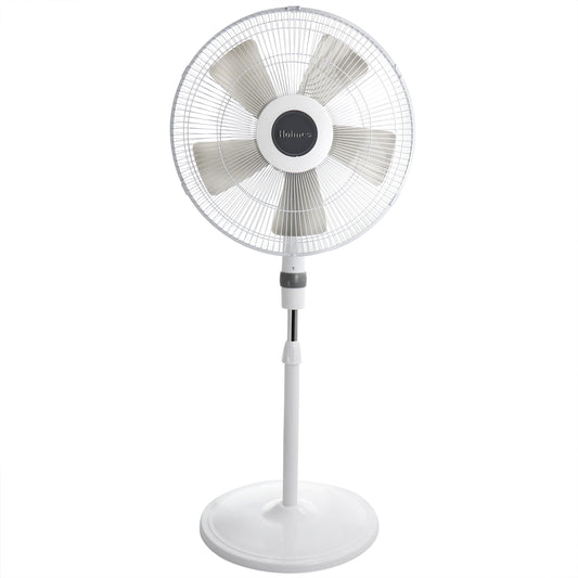 Holmes Holmes Oscillating 16 Inch Blade Staind Fan with Metal Grill in White