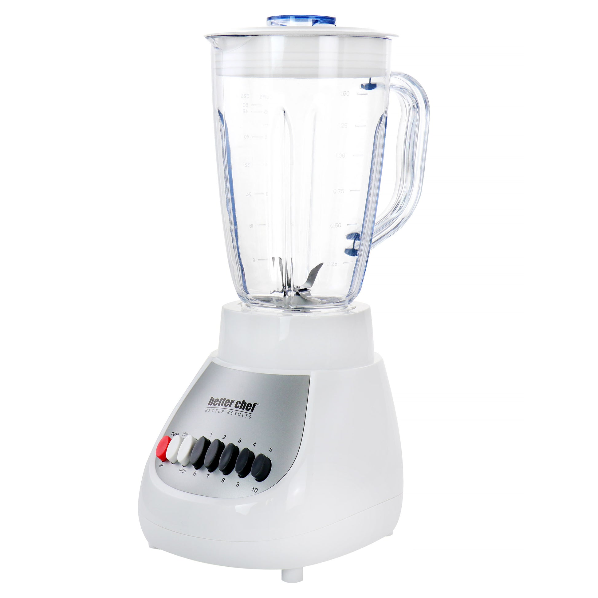 Better Chef Better Chef 10 Speed 350 Watt Plastic Jar Blender in White