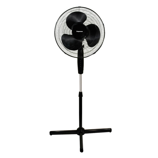 IMPRESS Impress Handi-Fan 16 Inch Oscillating Stand Fan in Black
