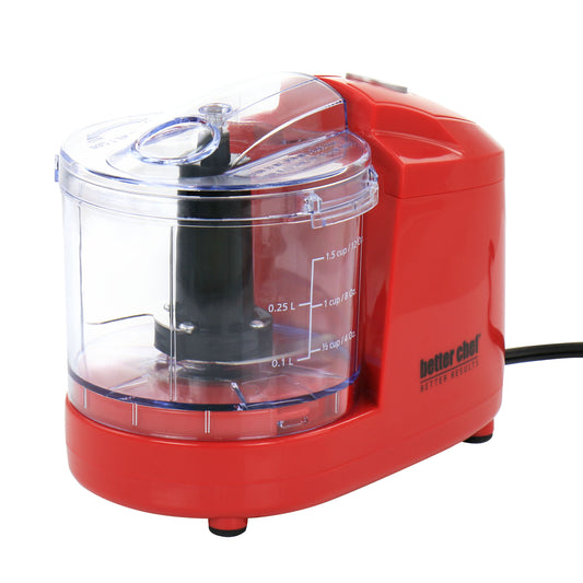 Better Chef Better Chef Compact 12 Ounce Mini Chopper in Red