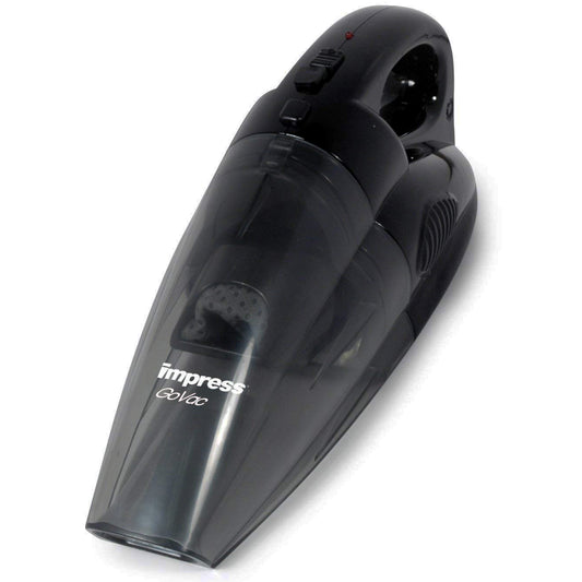 IMPRESS Impress GoVac Rechargeable Deluxe Handheld Vacuum with Base- Black