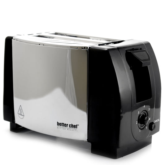 BETTER CHEF Better Chef Two Slice Toaster-Stainless Steel
