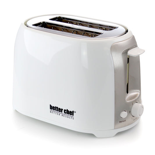BETTER CHEF Better Chef Cool Touch Wide-Slot Toaster- White