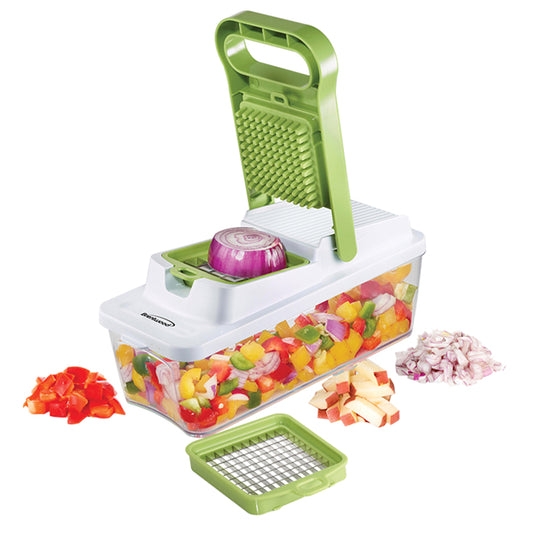 Brentwood Brentwood Food Chopper and Vegetable Dicer with 6.75 Cup Storage Container in Green