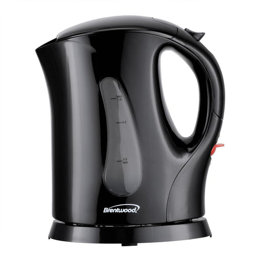 Brentwood Brentwood 4 Cup 900 Watt Cordless Electric Tea Kettle in Black With Removable Mesh Filter