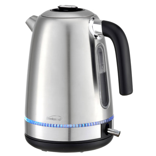 Brentwood Brentwood 1500 Watt Stainless Steel 1.7 Liter Cordless Electric Kettle in Silver