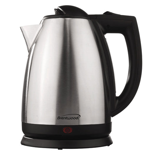 BRENTWOOD Brentwood 2.0 L Stainless Steel Electric Cordless Tea Kettle 1000W (Brushed)
