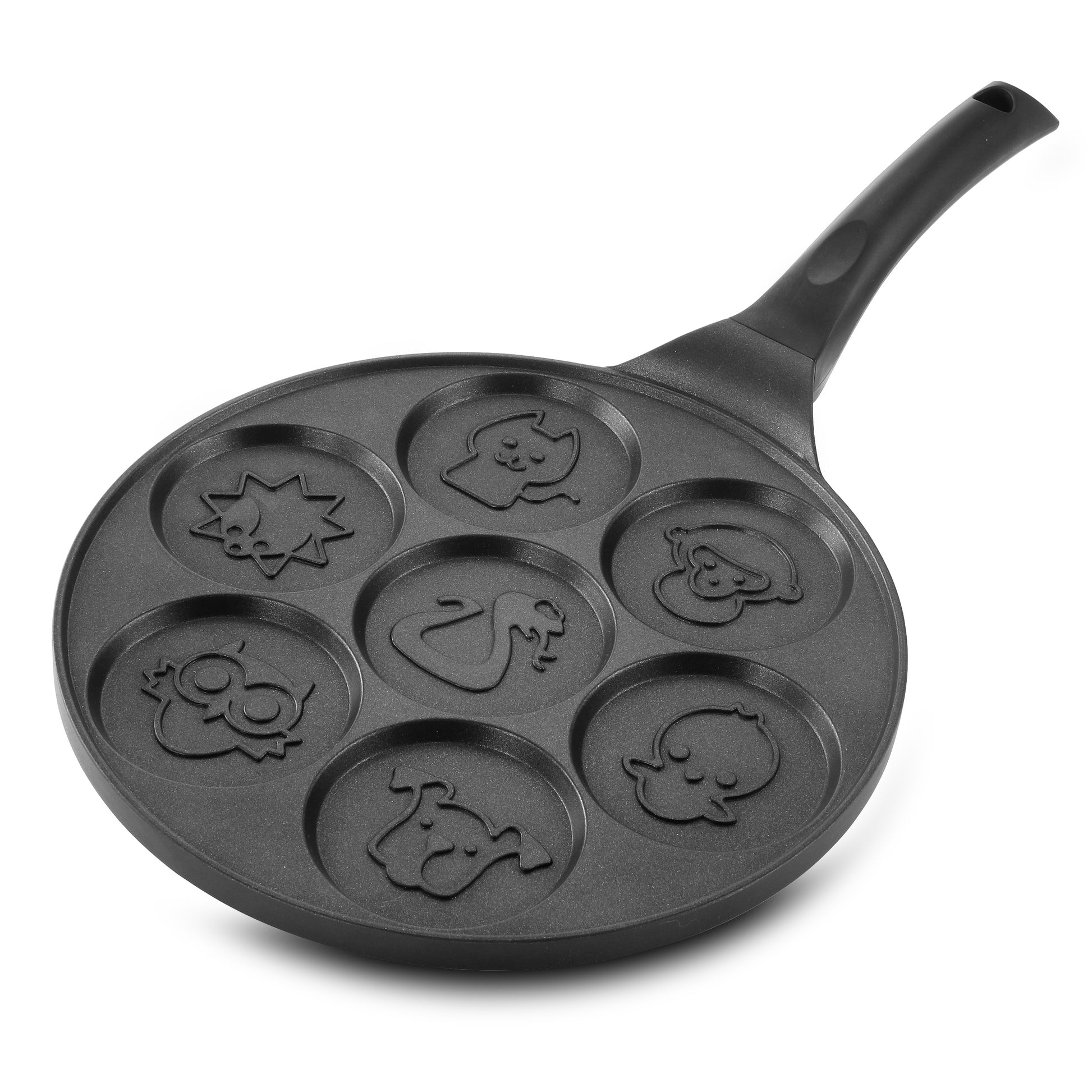 MegaChef MegaChef Fun Animal Design 10.5 Inch  Nonstick Pancake Maker Pan with Cool Touch Handle