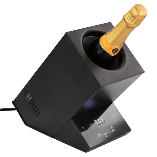 MegaChef MegaChef Electric Wine Chiller with Digital Display in Black