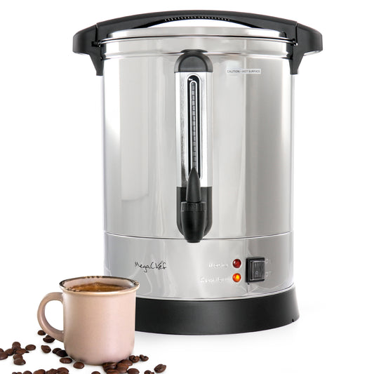 MegaChef MegaChef 100 Cup Stainless Steel Coffee Urn