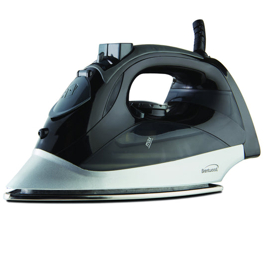 BRENTWOOD Brentwood Steam Iron With Auto Shut-OFF - Black
