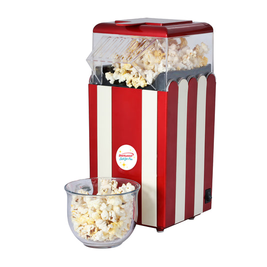 Brentwood Brentwood PC-488R Classic Striped 8-Cup Hot Air Popcorn Maker