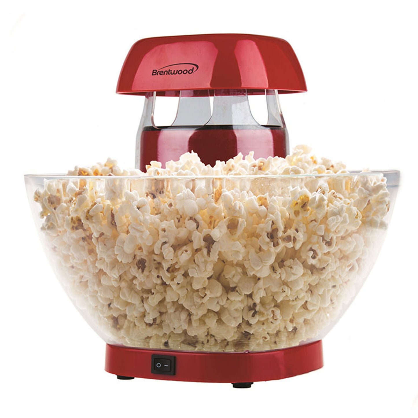 Brentwood Brentwood Jumbo 24-Cup Hot Air Popcorn Maker in Red