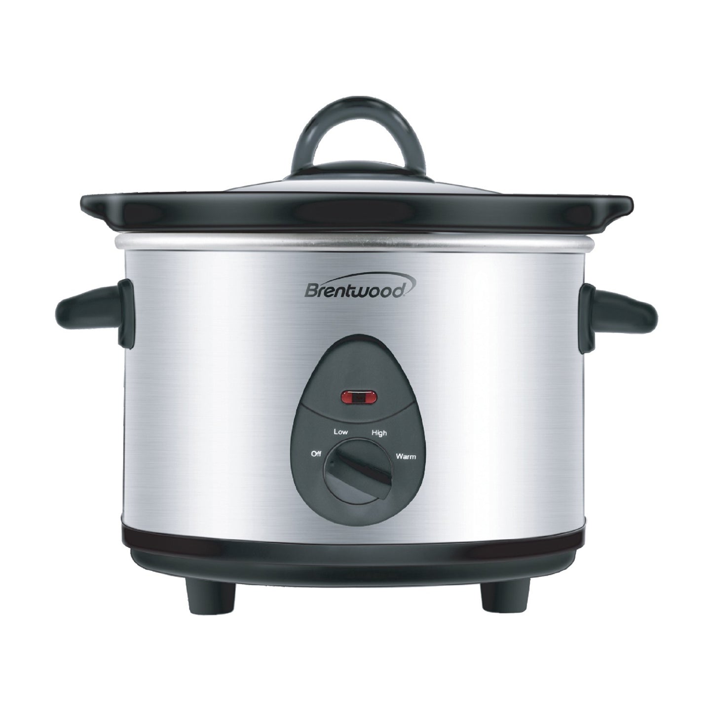Brentwood Brentwood 1.5 Quart Slow Cooker in Stainless Steel with 3 Settings