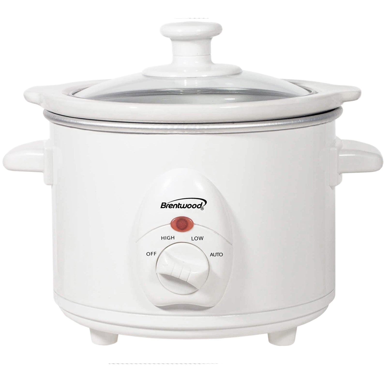 BRENTWOOD Brentwood 1.5 QT Slow Cooker in White
