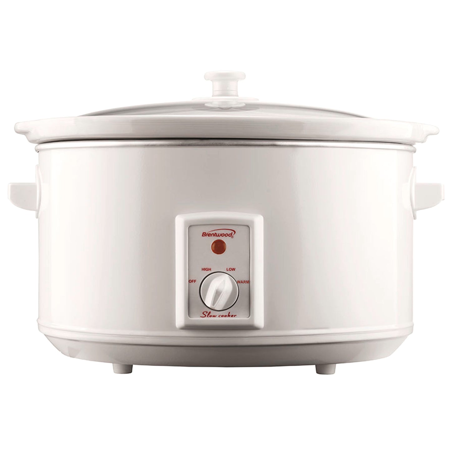BRENTWOOD Brentwood 8.0 Quart Slow Cooker in White