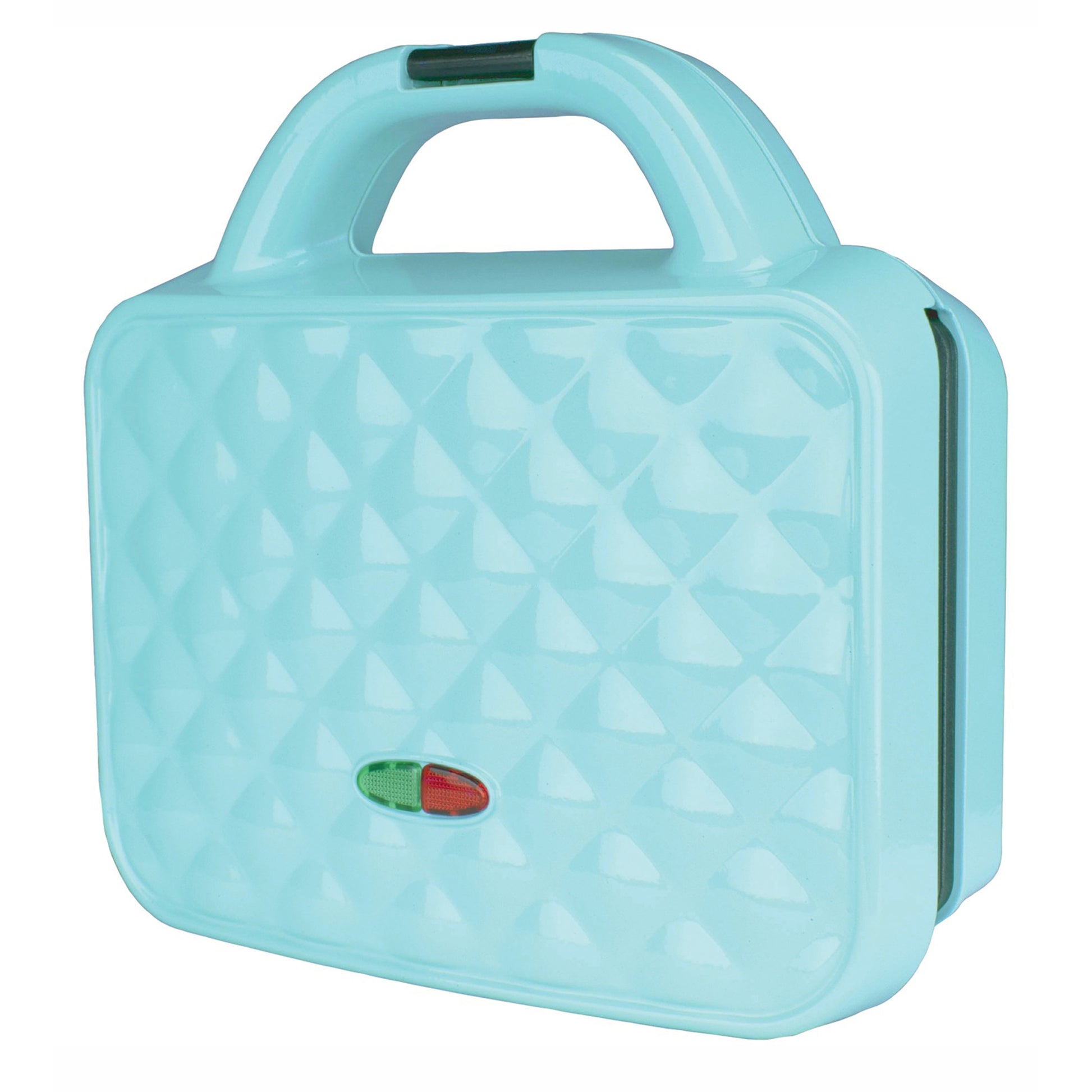 Brentwood Brentwood Couture Purse Non-Stick Dual Waffle Maker in Blue with Indicator Lights