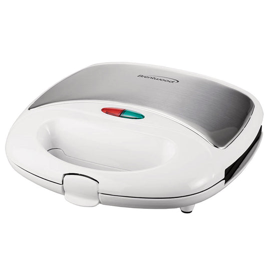 BRENTWOOD Brentwood Non Stick Compact Dual Sandwich Maker in White
