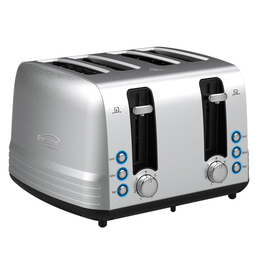 Brentwood Select Brentwood Select Extra Wide 4 Slot Stainless Steel Toaster