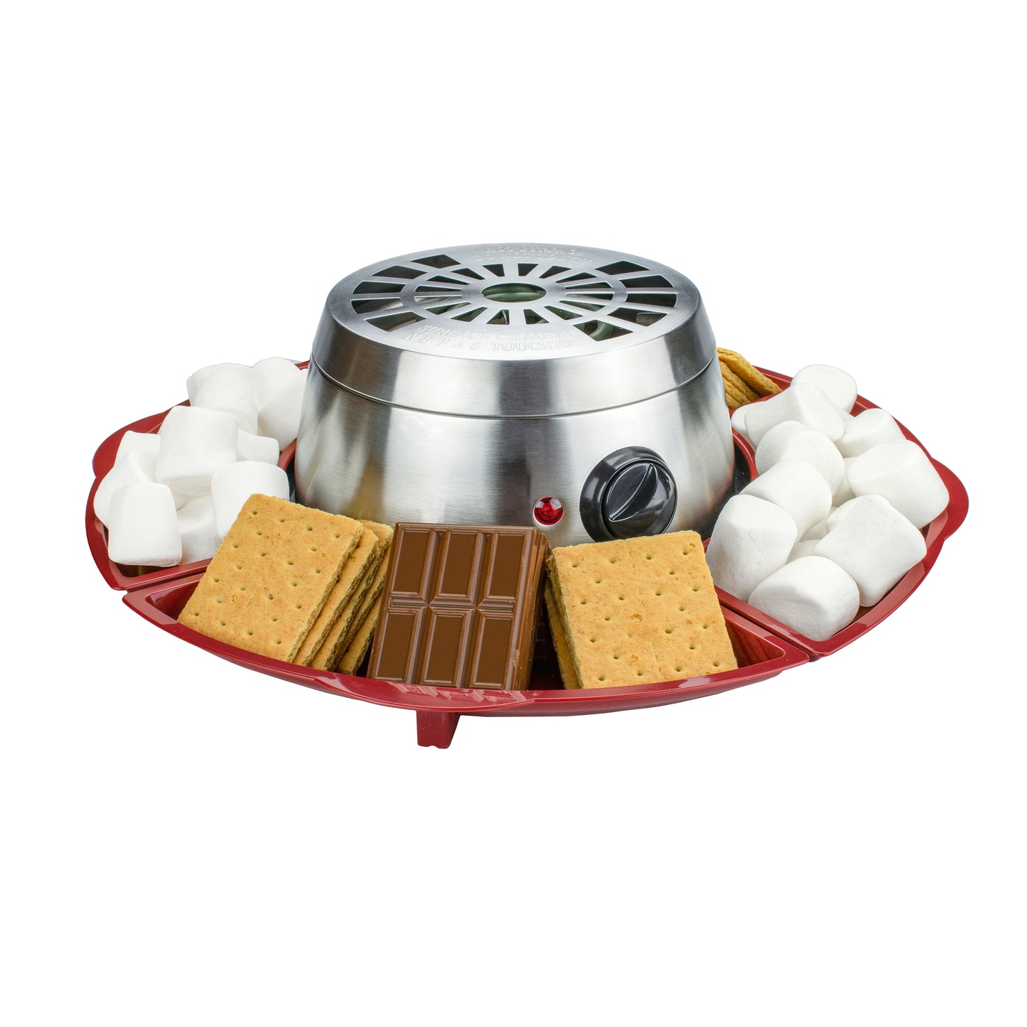 Brentwood Brentwood TS-603 Indoor Electric Stainless Steel 8 Piece Smores Maker Set