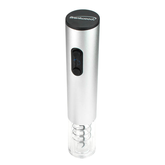 Brentwood Brentwood Portable Electric Wine Bottle Opener in Silver